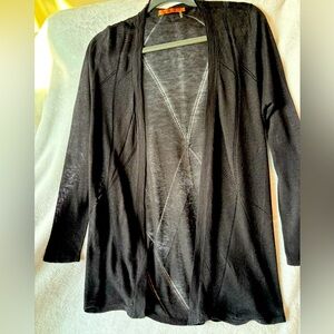 Bellini black light knit jacket size small